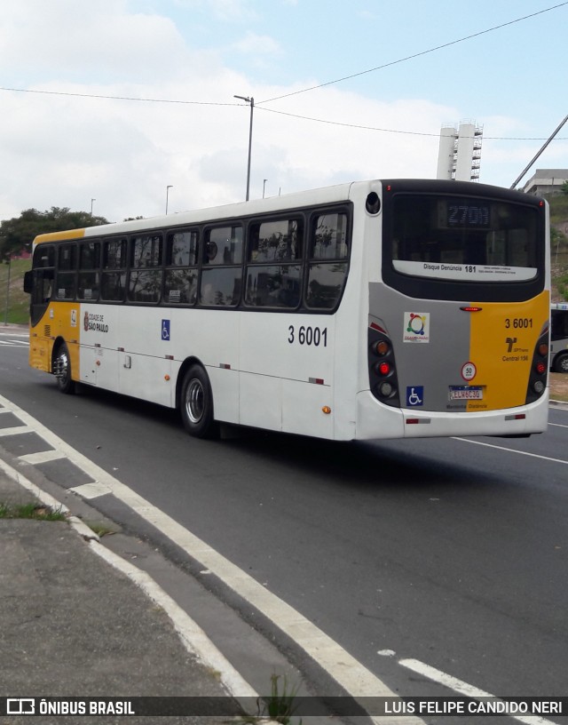 Transunião Transportes 3 6001 na cidade de São Paulo, São Paulo, Brasil, por LUIS FELIPE CANDIDO NERI. ID da foto: 12079421.