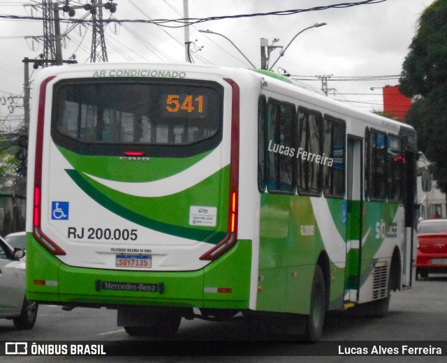 Viação São José RJ 200.005 na cidade de Nova Iguaçu, Rio de Janeiro, Brasil, por Lucas Alves Ferreira. ID da foto: 12081071.