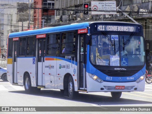 Transportadora Globo 863 na cidade de Recife, Pernambuco, Brasil, por Alexandre Dumas. ID da foto: 12079648.