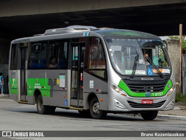 Transcooper > Norte Buss 1 6157 na cidade de São Paulo, São Paulo, Brasil, por Bruno Kozeniauskas. ID da foto: 12080648.