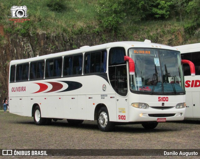 Viação Oliveira 5100 na cidade de Campinas, São Paulo, Brasil, por Danilo Augusto. ID da foto: 12079349.
