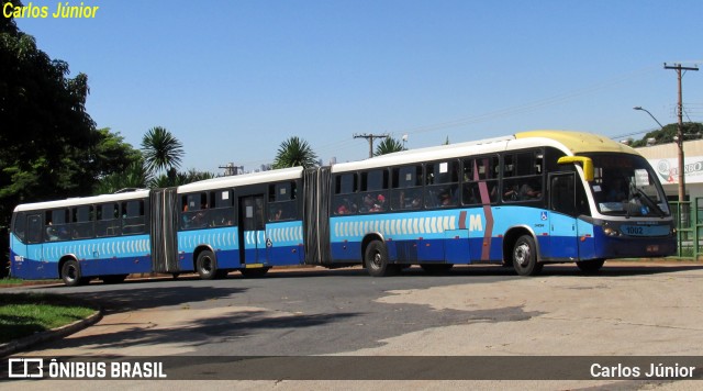 Metrobus 1002 na cidade de Goiânia, Goiás, Brasil, por Carlos Júnior. ID da foto: 12080069.