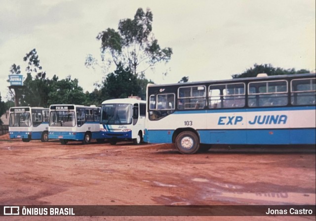 Viação Juína 103 na cidade de Juína, Mato Grosso, Brasil, por Jonas Castro. ID da foto: 12080454.
