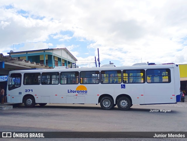 Litorânea Transportes 371 na cidade de São José de Mipibu, Rio Grande do Norte, Brasil, por Junior Mendes. ID da foto: 12080542.