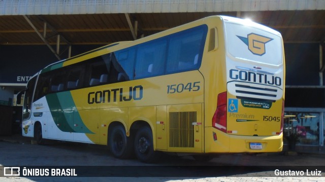 Empresa Gontijo de Transportes 15045 na cidade de Luz, Minas Gerais, Brasil, por Gustavo Luiz. ID da foto: 12080861.