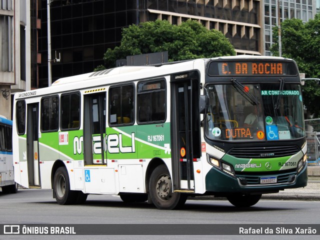 Transportes Mageli RJ 167.061 na cidade de Rio de Janeiro, Rio de Janeiro, Brasil, por Rafael da Silva Xarão. ID da foto: 12080280.