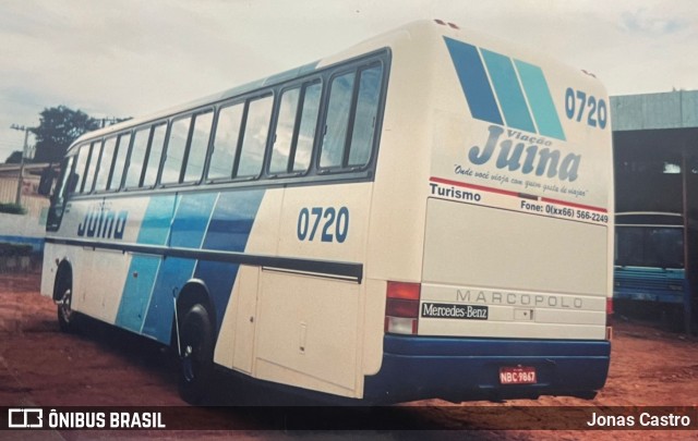 Viação Juína 0720 na cidade de Juína, Mato Grosso, Brasil, por Jonas Castro. ID da foto: 12080462.