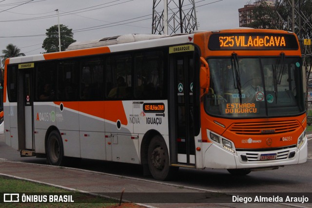 Auto Viação Vera Cruz - Belford Roxo A04051 na cidade de Nova Iguaçu, Rio de Janeiro, Brasil, por Diego Almeida Araujo. ID da foto: 12080398.