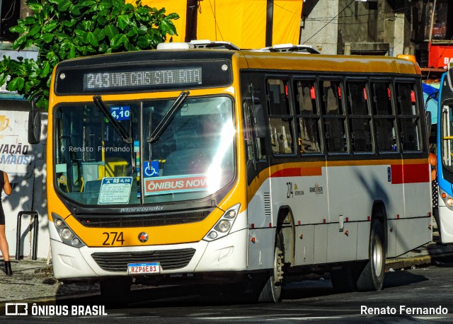 Empresa Metropolitana 274 na cidade de Recife, Pernambuco, Brasil, por Renato Fernando. ID da foto: 12080777.
