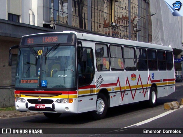 SOPAL - Sociedade de Ônibus Porto-Alegrense Ltda. 6695 na cidade de Porto Alegre, Rio Grande do Sul, Brasil, por Emerson Dorneles. ID da foto: 12079289.