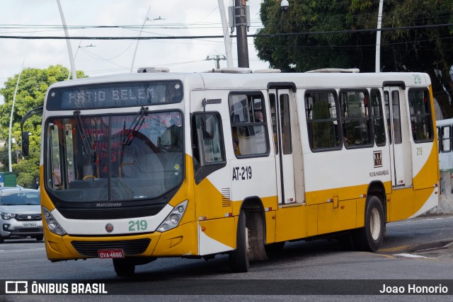 Empresa de Transportes Nova Marambaia AT-219 na cidade de Belém, Pará, Brasil, por Joao Honorio. ID da foto: 12080425.