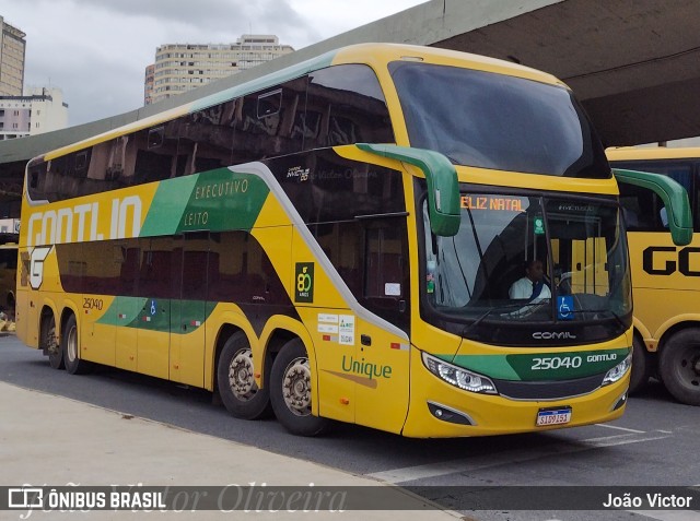 Empresa Gontijo de Transportes 25040 na cidade de Belo Horizonte, Minas Gerais, Brasil, por João Victor. ID da foto: 12080341.
