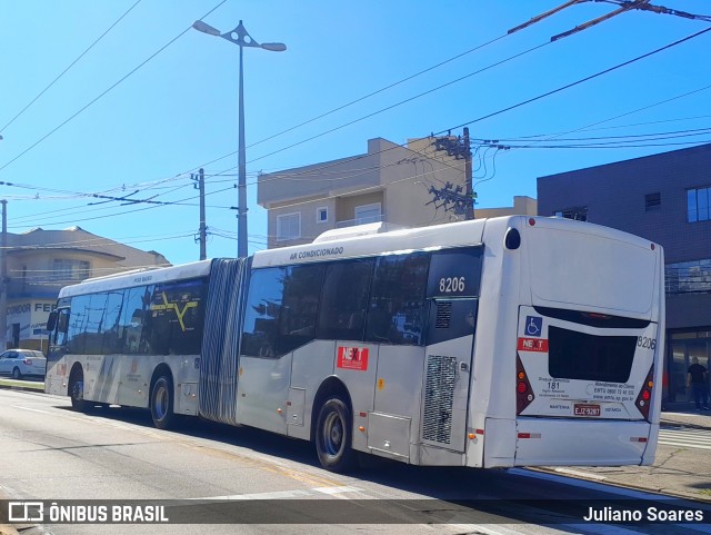 Next Mobilidade - ABC Sistema de Transporte 8206 na cidade de Santo André, São Paulo, Brasil, por Juliano Soares. ID da foto: 12079877.