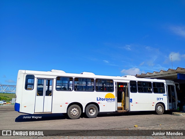 Litorânea Transportes 371 na cidade de São José de Mipibu, Rio Grande do Norte, Brasil, por Junior Mendes. ID da foto: 12080509.