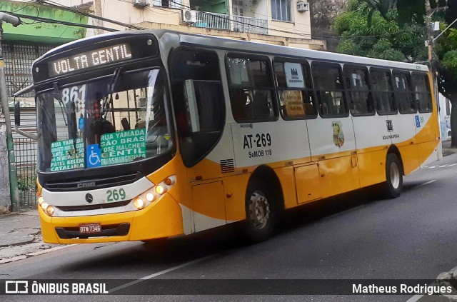 Empresa de Transportes Nova Marambaia AT-269 na cidade de Belém, Pará, Brasil, por Matheus Rodrigues. ID da foto: 12079891.