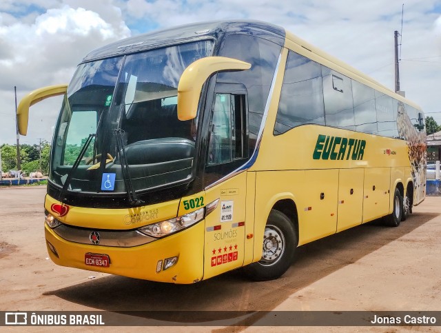 Eucatur - Empresa União Cascavel de Transportes e Turismo 5022 na cidade de Porto Velho, Rondônia, Brasil, por Jonas Castro. ID da foto: 12079819.