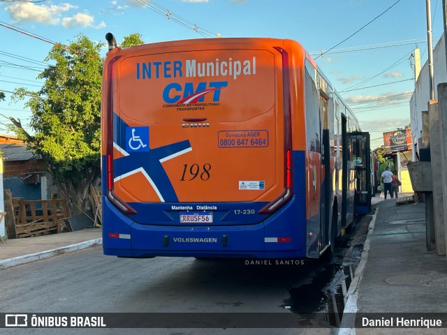 CMT - Consórcio Metropolitano Transportes 198 na cidade de Várzea Grande, Mato Grosso, Brasil, por Daniel Henrique. ID da foto: 12081048.