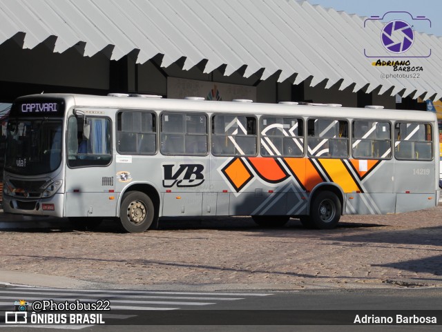 VB Transportes e Turismo 14219 na cidade de Indaiatuba, São Paulo, Brasil, por Adriano Barbosa. ID da foto: 12081359.