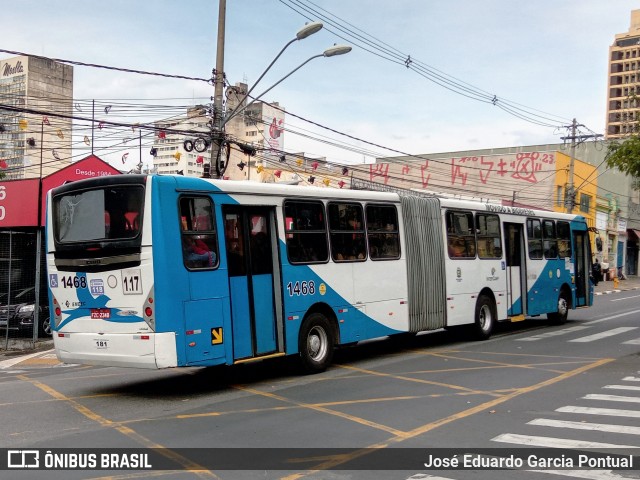 VB Transportes e Turismo 1468 na cidade de Campinas, São Paulo, Brasil, por José Eduardo Garcia Pontual. ID da foto: 12079588.