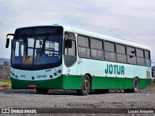 Jotur - Auto Ônibus e Turismo Josefense 1214 na cidade de Palhoça, Santa Catarina, Brasil, por Lucas Amorim. ID da foto: 12080360.