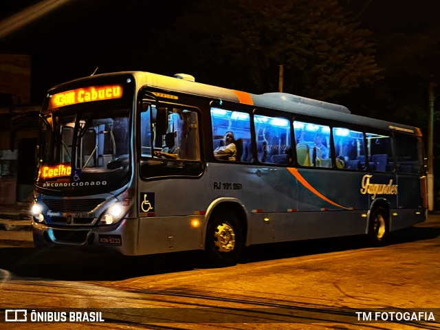 Auto Ônibus Fagundes RJ 101.061 na cidade de Itaboraí, Rio de Janeiro, Brasil, por TM FOTOGAFIA. ID da foto: 12079197.