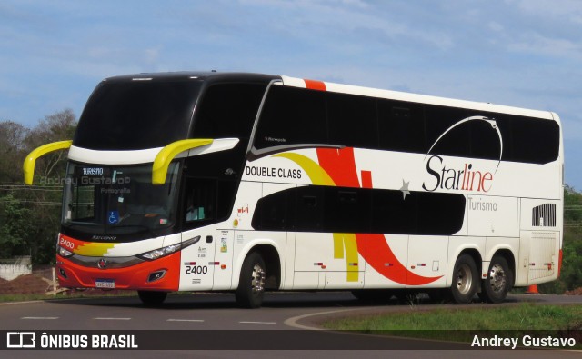 Starline Turismo 2400 na cidade de Foz do Iguaçu, Paraná, Brasil, por Andrey Gustavo. ID da foto: 12080925.