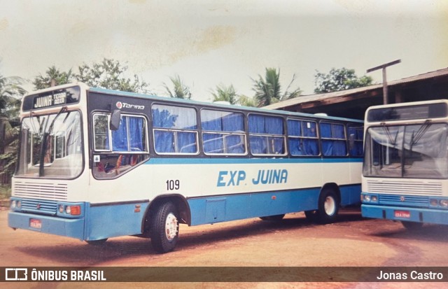 Viação Juína 109 na cidade de Juína, Mato Grosso, Brasil, por Jonas Castro. ID da foto: 12080561.