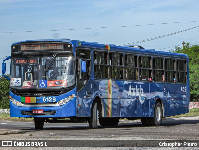 Viação Atalaia Transportes 6126 na cidade de Nossa Senhora do Socorro, Sergipe, Brasil, por Cristopher Pietro. ID da foto: 12081269.