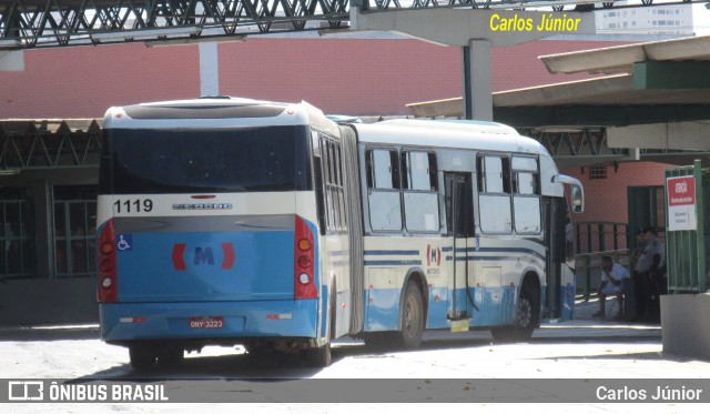 Metrobus 1119 na cidade de Goiânia, Goiás, Brasil, por Carlos Júnior. ID da foto: 12079383.