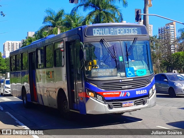 Next Mobilidade - ABC Sistema de Transporte 80.653 na cidade de Santo André, São Paulo, Brasil, por Juliano Soares. ID da foto: 12079875.