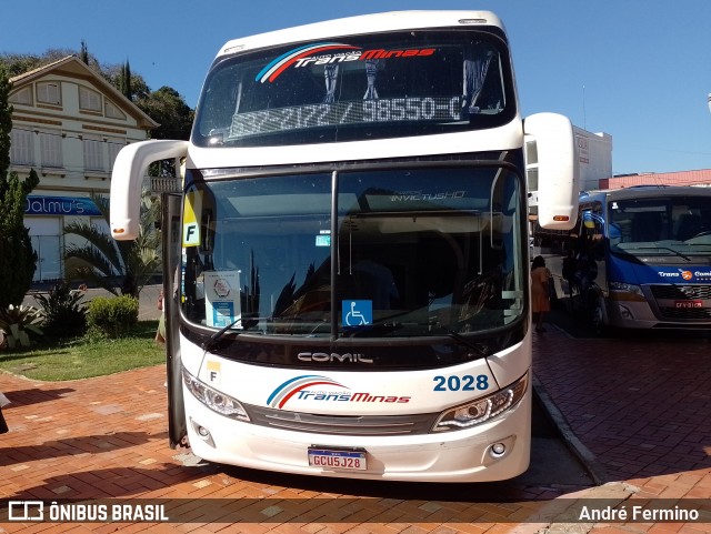 Auto Viação TransMinas 2028 na cidade de Jacutinga, Minas Gerais, Brasil, por André Fermino . ID da foto: 12080875.