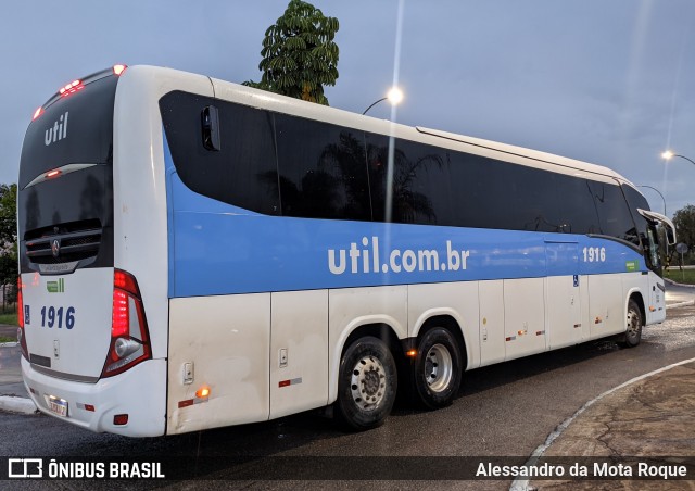UTIL - União Transporte Interestadual de Luxo 1916 na cidade de Brasília, Distrito Federal, Brasil, por Alessandro da Mota Roque. ID da foto: 12080894.