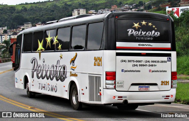 Peixoto Turismo 2121 na cidade de Santos Dumont, Minas Gerais, Brasil, por Isaias Ralen. ID da foto: 12081180.