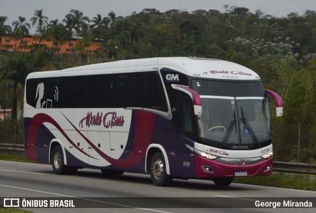 World Buss 8106 na cidade de Santa Isabel, São Paulo, Brasil, por George Miranda. ID da foto: 12080131.
