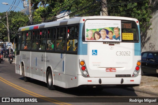 Transportes Futuro C30262 na cidade de Rio de Janeiro, Rio de Janeiro, Brasil, por Rodrigo Miguel. ID da foto: 12082774.