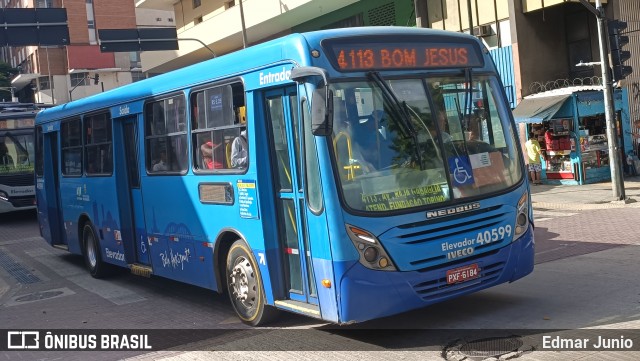 São Dimas Transportes 40599 na cidade de Belo Horizonte, Minas Gerais, Brasil, por Edmar Junio. ID da foto: 12082404.