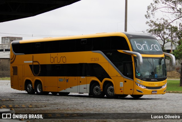 Brisa Ônibus 17203 na cidade de Juiz de Fora, Minas Gerais, Brasil, por Lucas Oliveira. ID da foto: 12082418.