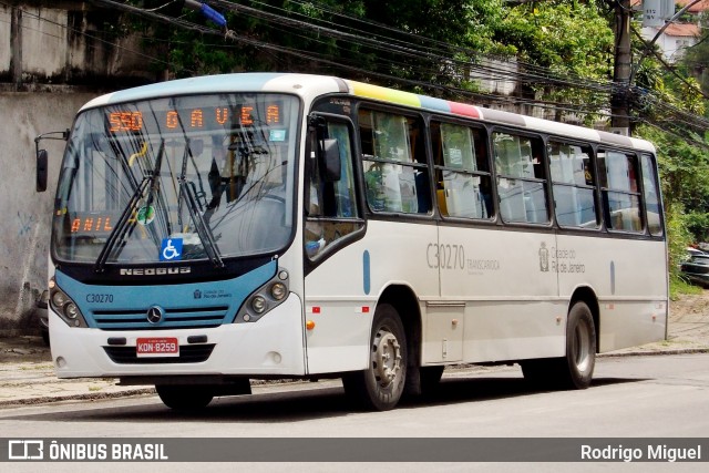 Transportes Futuro C30270 na cidade de Rio de Janeiro, Rio de Janeiro, Brasil, por Rodrigo Miguel. ID da foto: 12082776.