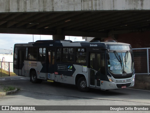 Milênio Transportes 11029 na cidade de Belo Horizonte, Minas Gerais, Brasil, por Douglas Célio Brandao. ID da foto: 12083201.