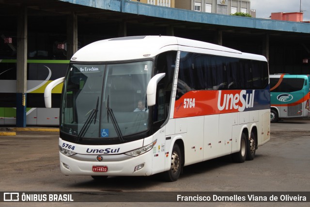 Unesul de Transportes 5764 na cidade de Porto Alegre, Rio Grande do Sul, Brasil, por Francisco Dornelles Viana de Oliveira. ID da foto: 12082654.