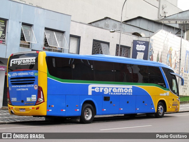 Fergramon Transportes 2080 na cidade de Curitiba, Paraná, Brasil, por Paulo Gustavo. ID da foto: 12082142.