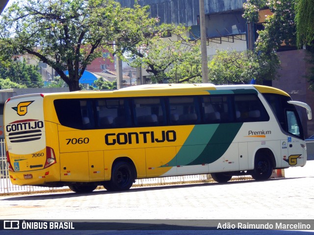 Empresa Gontijo de Transportes 7060 na cidade de Belo Horizonte, Minas Gerais, Brasil, por Adão Raimundo Marcelino. ID da foto: 12081481.