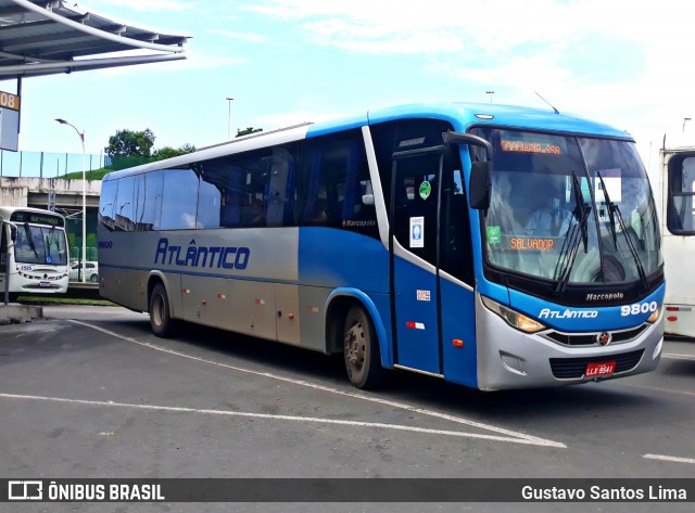 ATT - Atlântico Transportes e Turismo 9800 na cidade de Lauro de Freitas, Bahia, Brasil, por Gustavo Santos Lima. ID da foto: 12081907.