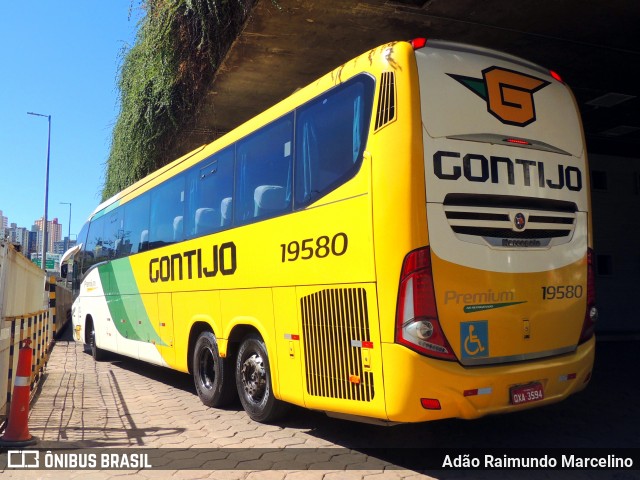 Empresa Gontijo de Transportes 19580 na cidade de Belo Horizonte, Minas Gerais, Brasil, por Adão Raimundo Marcelino. ID da foto: 12081504.