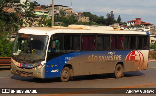 Viação São Silvestre 4600 na cidade de Congonhas, Minas Gerais, Brasil, por Andrey Gustavo. ID da foto: 12081861.