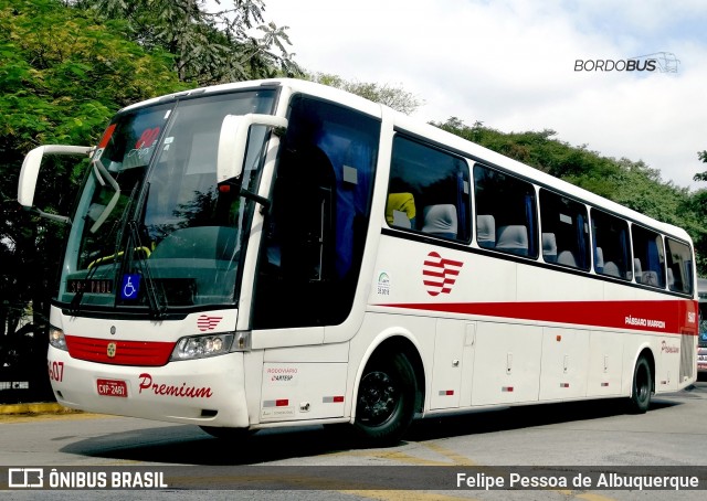 Empresa de Ônibus Pássaro Marron 5607 na cidade de São Paulo, São Paulo, Brasil, por Felipe Pessoa de Albuquerque. ID da foto: 12083126.