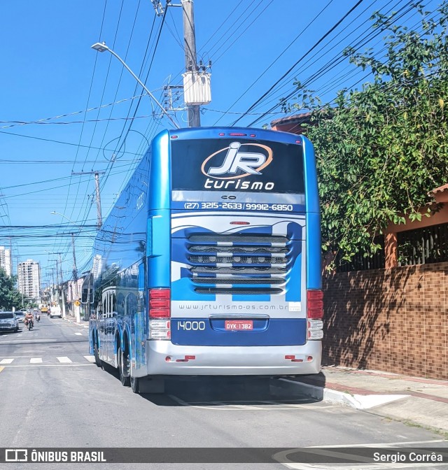 JR Turismo 14000 na cidade de Vila Velha, Espírito Santo, Brasil, por Sergio Corrêa. ID da foto: 12081749.