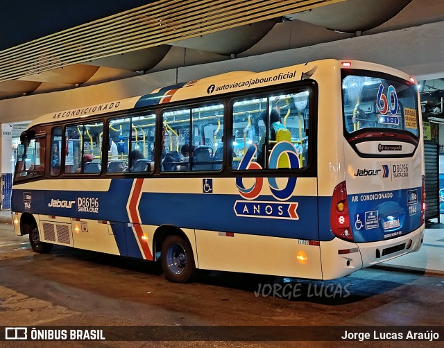 Auto Viação Jabour D86196 na cidade de Rio de Janeiro, Rio de Janeiro, Brasil, por Jorge Lucas Araújo. ID da foto: 12083074.