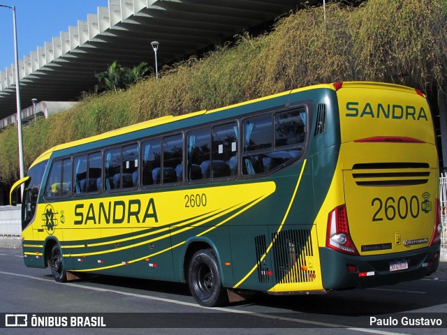 Viação Sandra 2600 na cidade de Belo Horizonte, Minas Gerais, Brasil, por Paulo Gustavo. ID da foto: 12082174.