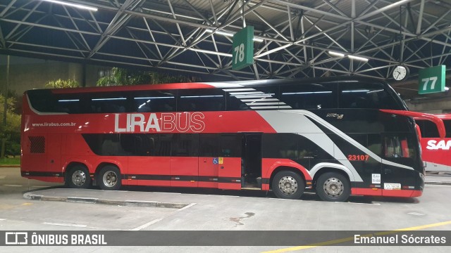 Lirabus 23107 na cidade de São Paulo, São Paulo, Brasil, por Emanuel Sócrates. ID da foto: 12081649.